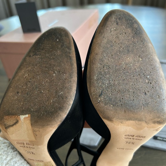 MIU MIU sling back sandals - Picture 11 of 14